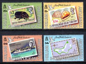 British Indian Ocean Territory 90-93 MNH VF