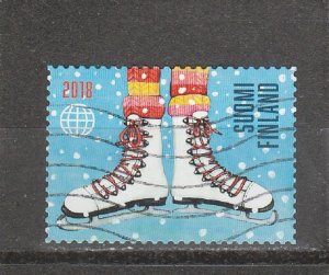 Finland  Scott#  1575  Used  (2018 Ice Skates)