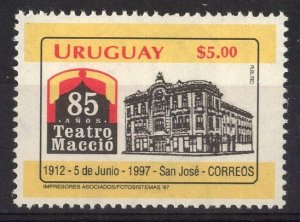 Uruguay Stamp 1997 - June 5 85th anniversary Macció Theatre San José mail