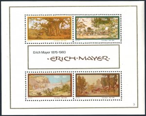 South Africa 464a,MNH.Mi 496-499 Bl.4 Erich Mayer,1976.Baobab Tree,Landscapes.