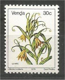 VENDA, 1979, MNH 30c, Flowers, Scott 20