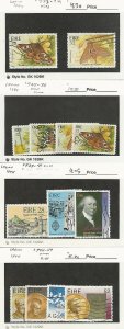 Ireland, Postage Stamp, #933-4, 935-8, 939-41, 944-7 Used, 1994, JFZ