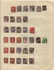 Great Britain Stamps - DEWSBURY, GOSPORT, HALIFAX, LANCASTER Etc. Cancellations
