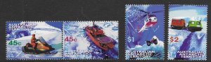 Australian Antartic Territory L107-10  1998 set 4  VF  Mint nh