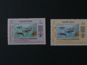 ​KUWAIT-1966 SC#335-6 COMFERENCE SPONSORSHIP OF THE FAO-MNH -VF LAST ONE