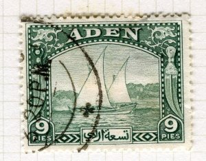 ADEN; 1937 early DOW issue fine used 9p. value