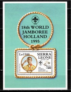 Sierra Leone 1995 MNH Sc 1810 souvenir sheet