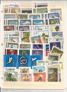 MONGOLIA COLLECTION ON STOCK SHEET, MINT/USED