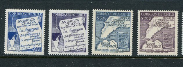 Chile #310-1 C199-200 Mint