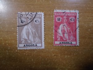 Angola  #  121-22   used