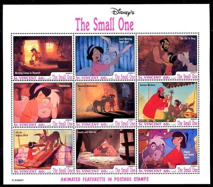 St Vincent 1791J Walt Disney characters Animeted Films 1992 x14605