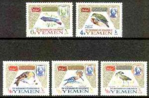 Yemen - Royalist 1965 Birds set of 5 unmounted mint, SG R...