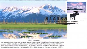 #4374 Alaska Statehood S & T FDC