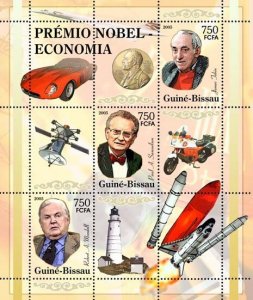 GUINEA BISSAU - 2005 - Nobel Economics Prize - Perf 3v Sheet-Mint Never Hinged