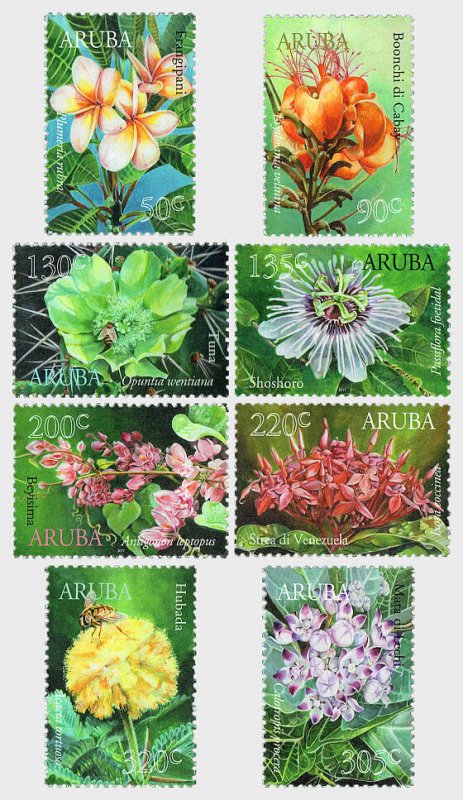 Aruba 2017 MNH Stamps Flowers