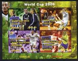 SOMALIA - 2006 - Football World Cup - Perf 4v Sheet - MNH - Private Issue