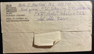 1947 German POW Prisoner Of War British Africa  Camp Letter Cover To Hannover