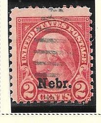 US#671 $0.02   Washington Neb. overprint (U) CV $1.30