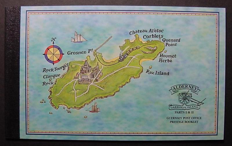 Alderney, Scott 126c, complete booklet