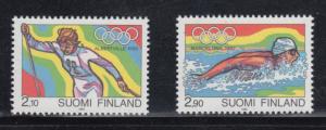 Finland  #878-79   mnh    cat 2.40