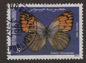 Djibouti 568 Colotis Chrysonome 1984