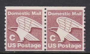 1947 Eagle Coil Pair MNH