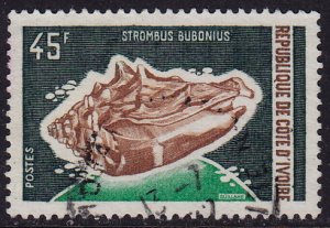 Ivory Coast - 1972 - Scott #312 - used - Marine Life