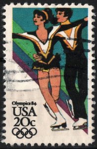 SC#2067 20¢ Winter Olympics: Ice Dancing Single (1984) Used