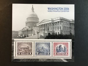 2006 Souvenir sheet: Washington 2006 World Philatelic Exhibition Sc #4075