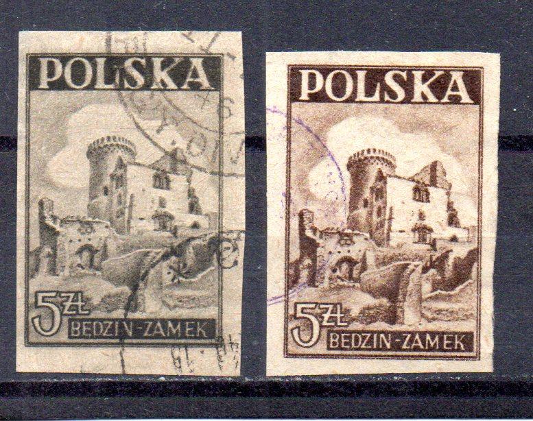 Poland 392-393 used
