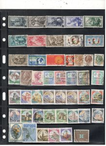 ITALY COLLECTION ON STOCK SHEET MINT/USED