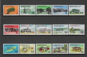 ANGUILLA 1969 SG 52a/52j MNH Cat £17.75