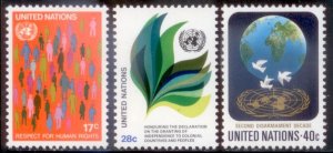 United Nations 1982 SC# 368-70 MNH-OG E124