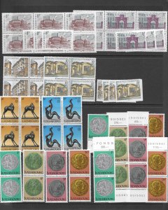 Luxembourg 389-99 and more MNH sets in qty, f-vf, see desc. 2018 CV $58.70