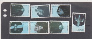 LAOS Scott # 781-787 MNH** 1988 Space Flight set