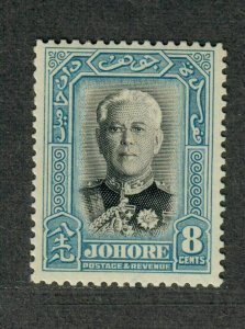 Malaya Johore Sc#127 M/NH/F-VF, Cv. $40