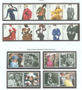 Great Britain #3018-3035 Mint (NH) Single (Complete Set) (Queen)