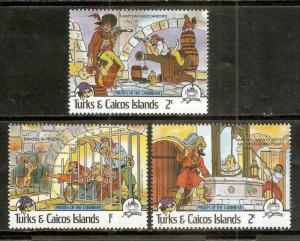 Turks & Caicos Is. Walt Disney Animation Cartoon Film Mickey Pirates of Carib...