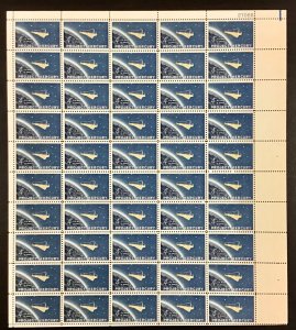 1193 Project Mercury Capsule   MNH 4 c Sheet of 50 FV $2.00 Issued 1962