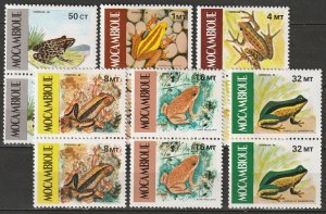 Mozambique 1985 Sc 960-5 set pairs MNH