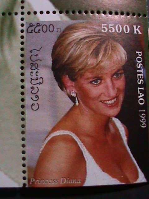 LAOS 1999-INMEMORY OF PEOPLE'S QUEEN-LADY DIANNA MNH S/S VERY FINE