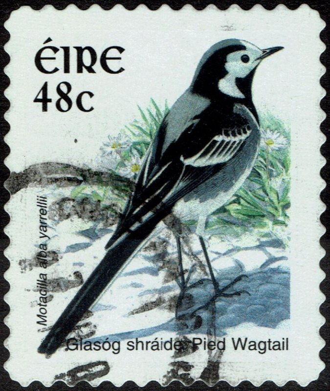 Ireland #1515 Used - Birds Definitive Series Pied Wagtail (2003)