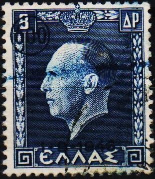 Greece. 1946 600d on 8d S.G.644 Fine Used