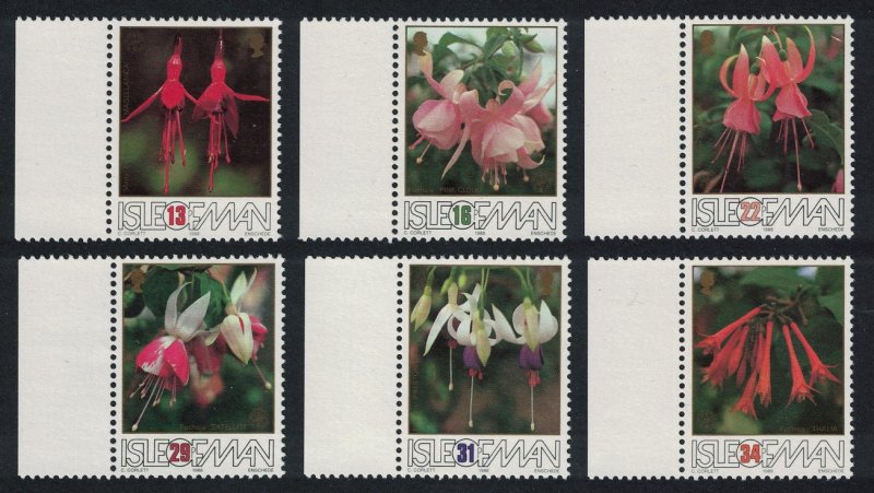 Isle of Man British Fuchsia Society 6v SG#390-395