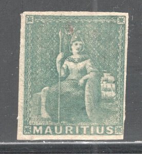 MAURITIUS #9, Unused,  F/VF,    CV $550.00  .....   3830004