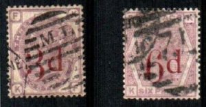 Great Britain Scott 94-5 Used [TH555]