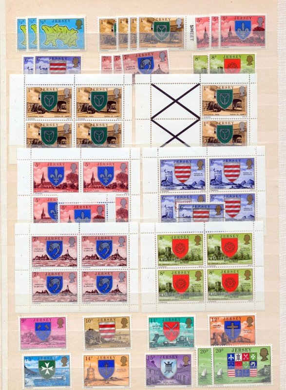 Jersey 1970s/80s Dues Royalty Ships MNH Collection(250+Items)RK524 