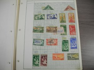 NEW ZEALAND, assortment of Stamps hinged on pages