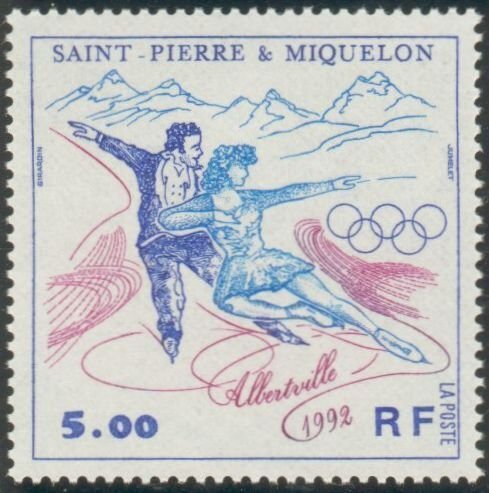 Saint Pierre and Miquelon 1992 MNH Stamps Scott 577 Sport Olympic Games