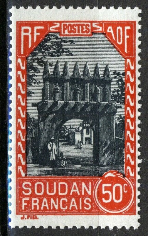French Soudan 1931 50c Djenne gate MNH Yv 72